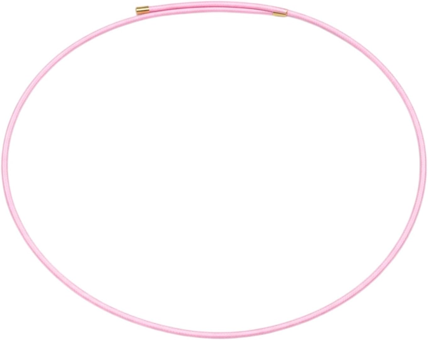 Collana Magnetica Calamita da Donna in Tessuto e Acciaio Gold Cordoncino Choker Girocollo Regolabile Accessorio Versatile Ragazza Festa della Donna Idea Regalo Estate