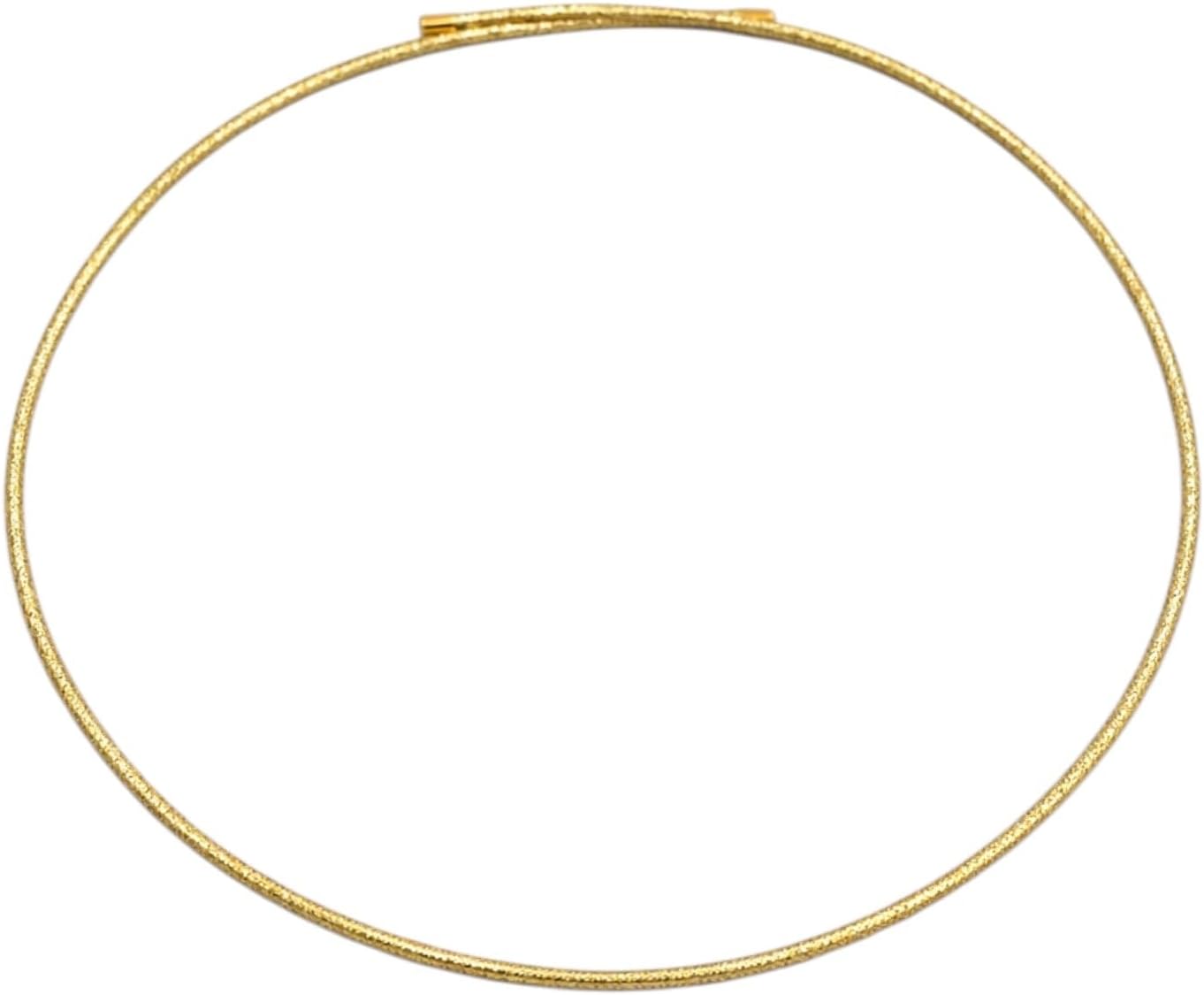 Collana Magnetica Calamita da Donna in Tessuto e Acciaio Gold Cordoncino Choker Girocollo Regolabile Accessorio Versatile Ragazza Festa della Donna Idea Regalo Estate