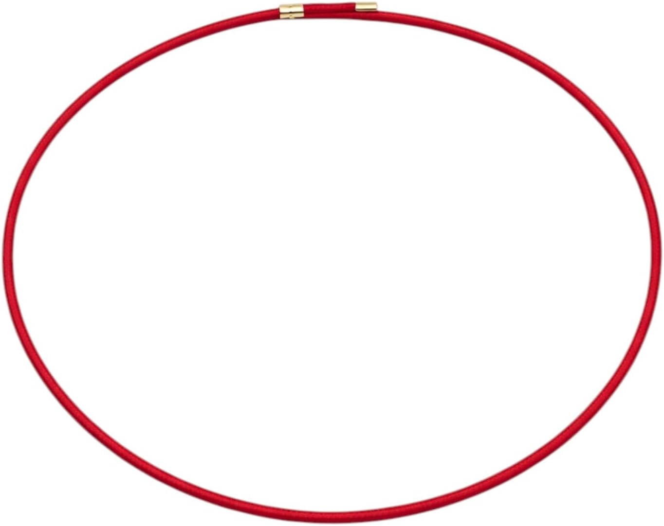 Collana Magnetica Calamita da Donna in Tessuto e Acciaio Gold Cordoncino Choker Girocollo Regolabile Accessorio Versatile Ragazza Festa della Donna Idea Regalo Estate